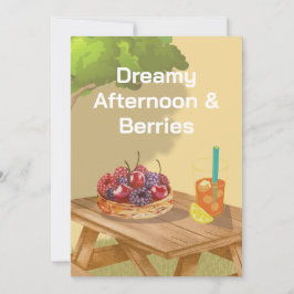 Dreamy Afternoon Invitation – Sweet Fruit & Friend Inbjudningar