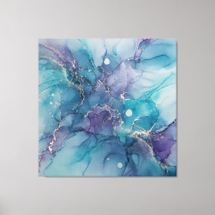 Dreamy Alcohol Bläck Canvas Art