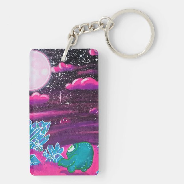 Dreamy Alien Keychain (Baksidan)