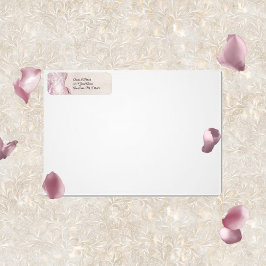 Dreamy Aquarella Returetiketters Returadress Etikett