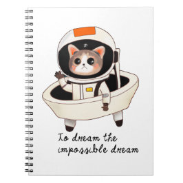 Dreamy astrocat anteckningsbok