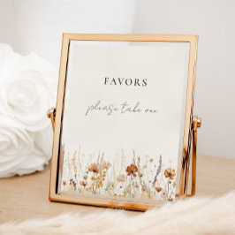 Dreamy Autumn Wildblommors favorittecken Poster