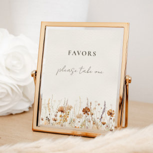 Dreamy Autumn Wildblommors favorittecken Poster