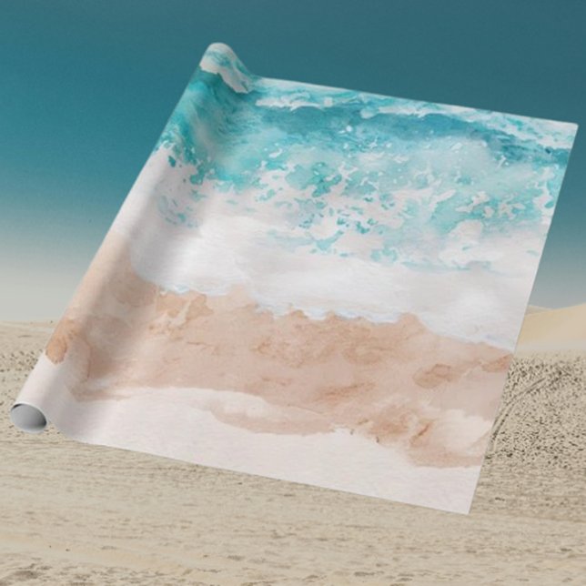 Dreamy Beach Vågar Presentpapper (Dive into a Beachy Birthday Celebration!)