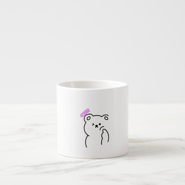Dreamy Bear Design Kopp Espressomugg (Framsidan)
