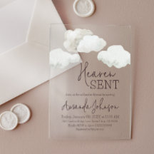 Dreamy Beige Heaven Sent Gender Reveal