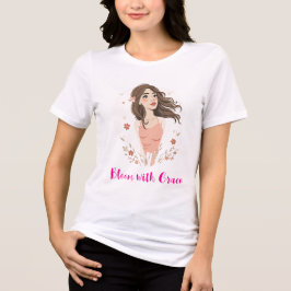 Dreamy Blommigt Woman T Shirt