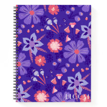 Dreamy Blommigts Lining Journal - Work, Study, Ide