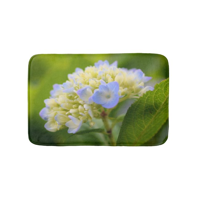 Dreamy Blue Hydrangea Flower Badrumsmatta (Framsidan)