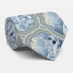 Dreamy Blue Medallion Slips