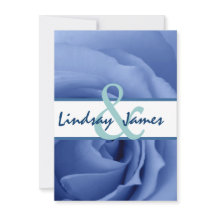 Dreamy Blue Ro Blommigt Bröllop