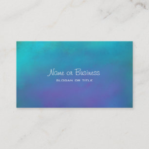 Dreamy Blues Abstract Design Visitkort