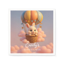 Dreamy Bunny Luftballong med Rosa Clouds