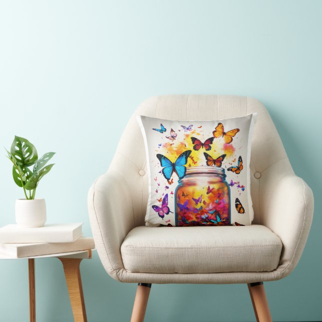 Dreamy Butterfly Pillow: Comfort och Stil åt dig Kudde (Stol)