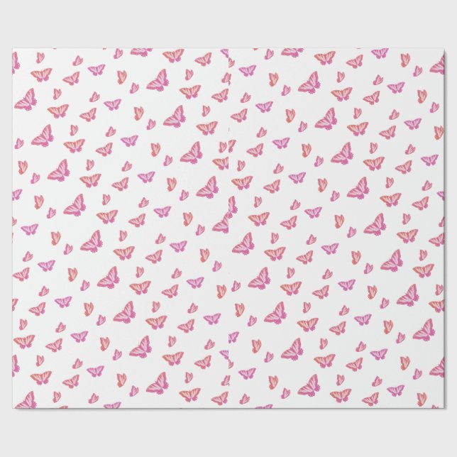 Dreamy Butterfly Presentpapper (Seam)