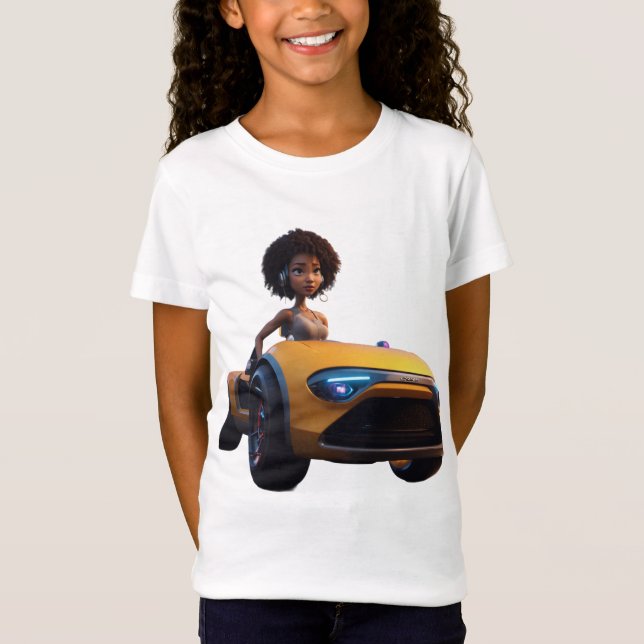 Dreamy Car & Baby T-Shirt (Framsida)