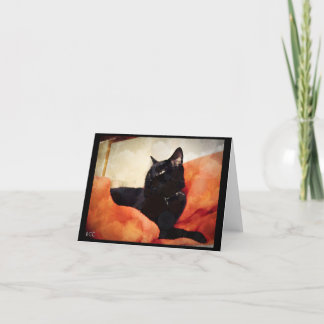 Dreamy Cat Blank Note-kort Kort