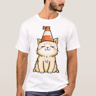 Dreamy Cat med trafikljett Hat T Shirt