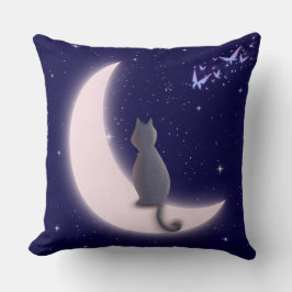 Dreamy Celestial Cat Design Kudde