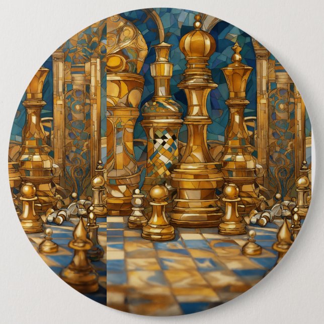 Dreamy Chess-Thned-knappdesign Knapp (Framsida)