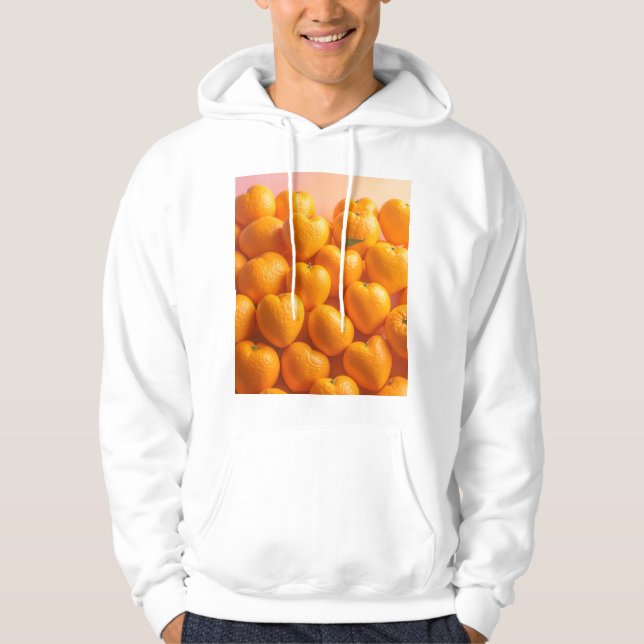 Dreamy Citrus Heart Hoodie (Framsida)