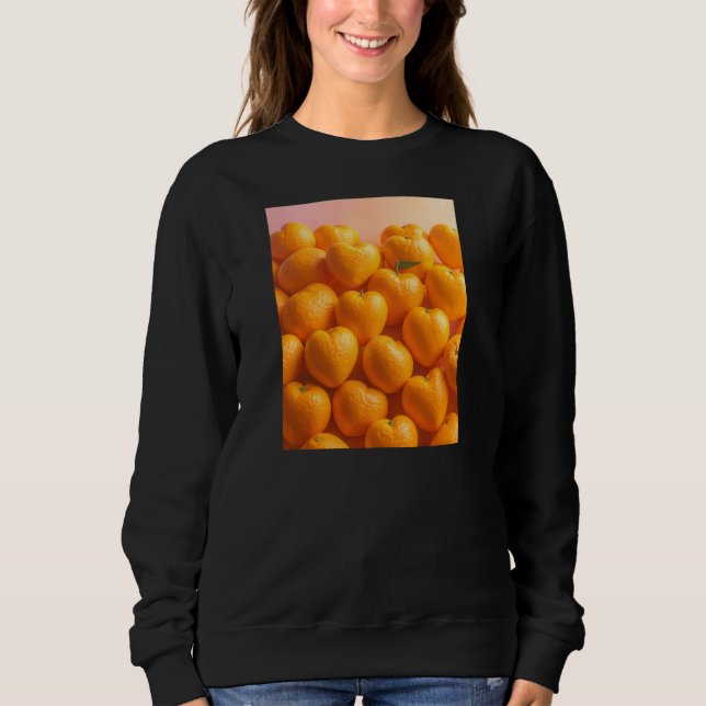 Dreamy Citrus Heart T Shirt (Framsida)