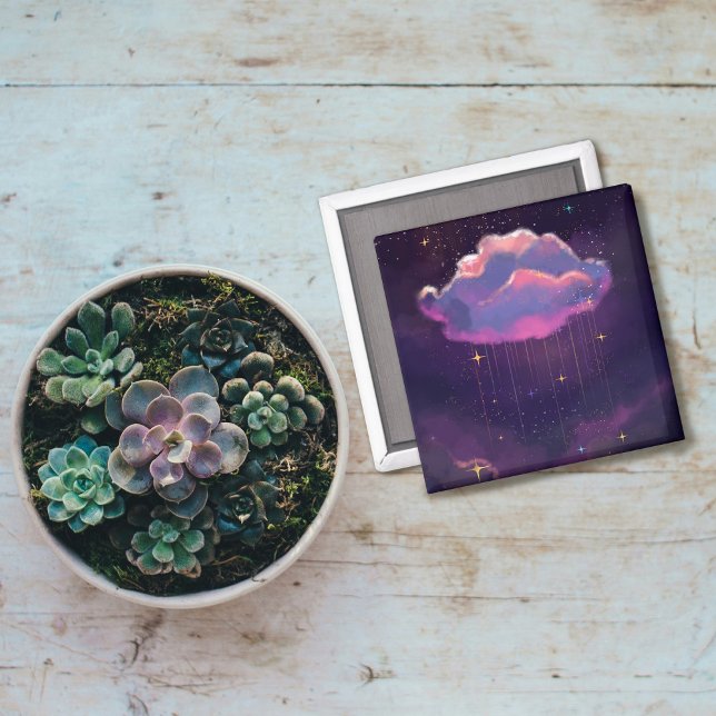 Dreamy Cloud Magnetic Photo Magnet (Skapare uppladdad)