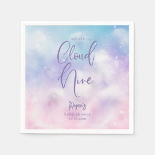 Dreamy Cloud Nine Baby Shower Pappersservett