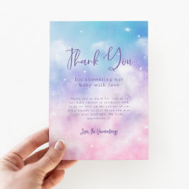 Dreamy Cloud Nine Baby Shower Tack Kort