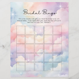 Dreamy Cloud Nine Möhippa Bingo Game