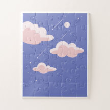 Dreamy Cloud Puzzle - Uppmjukning av Himmel Design
