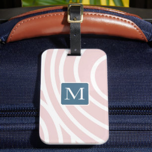 Dreamy Clouds monogram Luggage Tag Bagagebricka