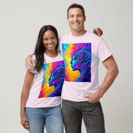 Dreamy Colorful Abstrakt Woman T Shirt