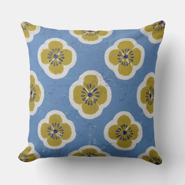 Dreamy Cornblomma Comfort: Öka ditt utrymme med Kudde (Framsida)
