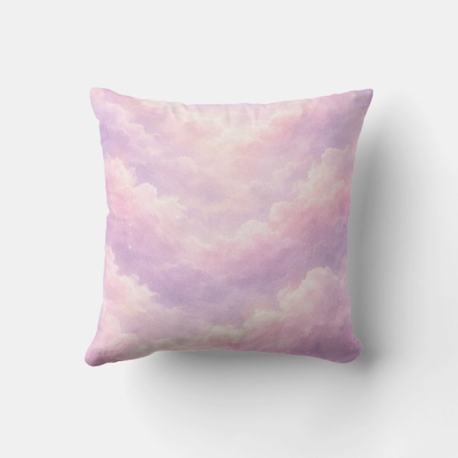 Dreamy Cotton Candy Clouds Kudde (Baksida)