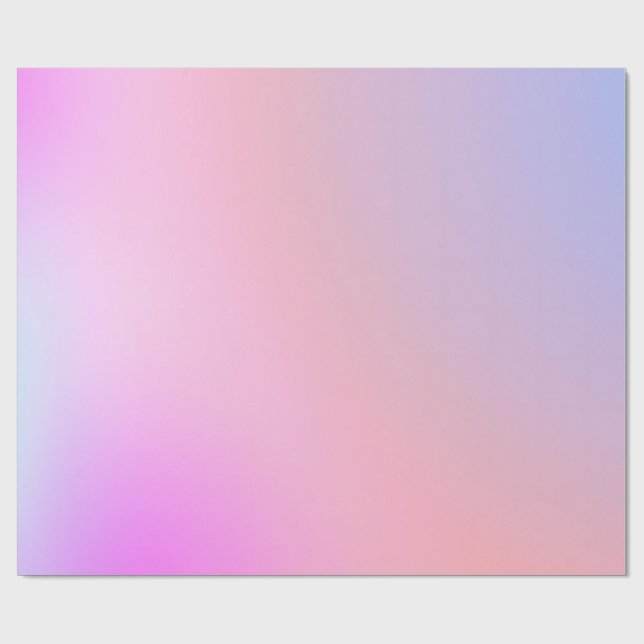 Dreamy Cotton Candy Pastel Gradient Presentpapper (Platt)