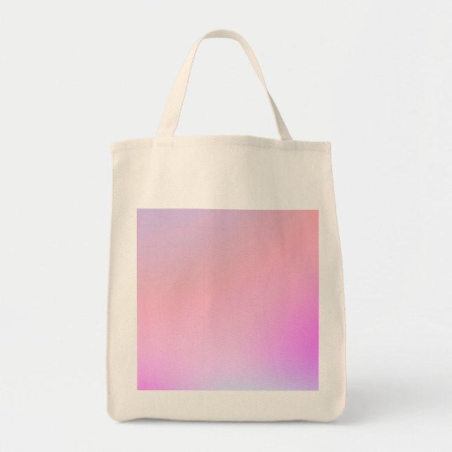 Dreamy Cotton Candy Pastel Gradient Tygkasse (Framsidan)
