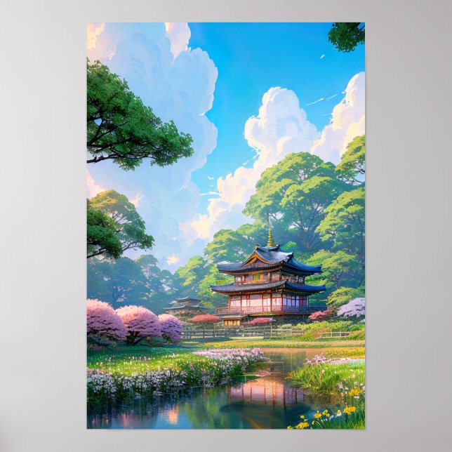 Dreamy Countryside Living Poster (Framsidan)