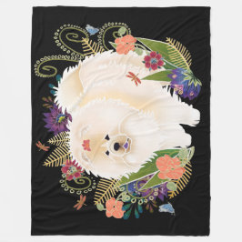 DREAMY CREAMY kräm chow Fleecefilt