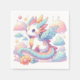 Dreamy Cute Dragon Baby Shower Pappersservett