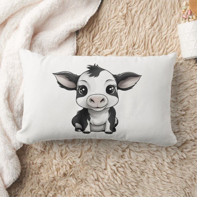 🛌 💤 "Dreamy Dairy" Cow Cushion 💤 🛌 Lumbarkudde (Filt)