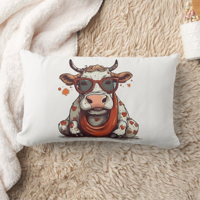 🛌 💤 "Dreamy Dairy" Cow Cushion 💤 🛌 Lumbarkudde (Filt)