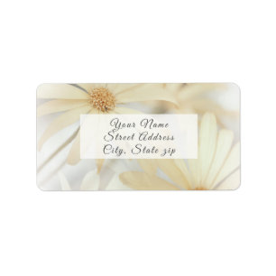 'Dreamy Daisys-etikett Adressetikett