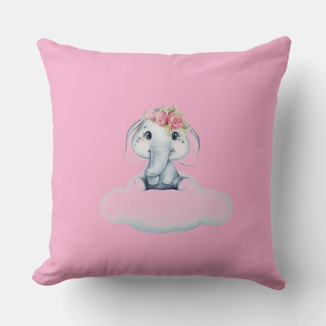 Dreamy Days med Rosie the Elephant. Kudde (Framsida)