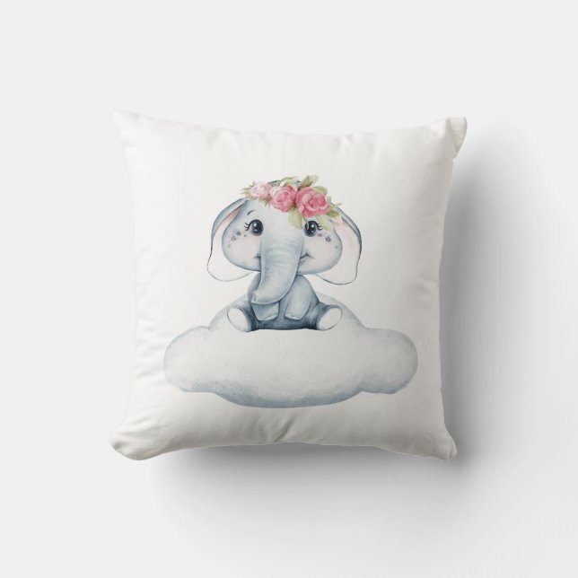 Dreamy Days med Rosie the Elephant. Kudde (Framsida)