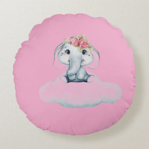Dreamy Days med Rosie the Elephant Rund Kudde