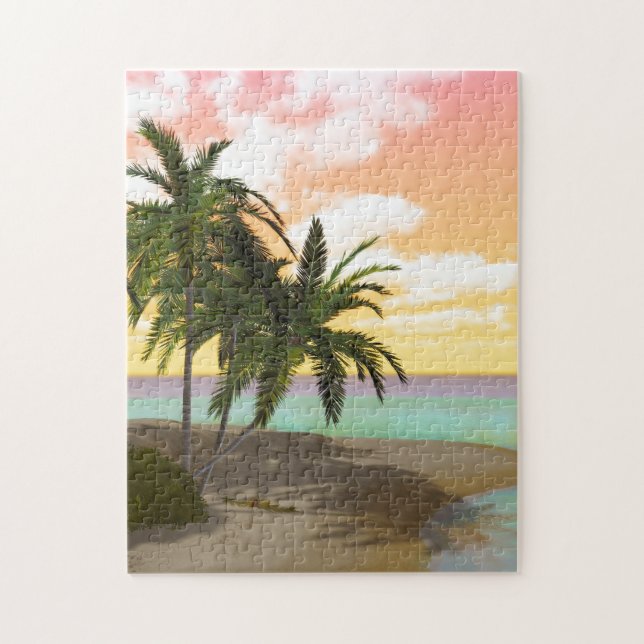 Dreamy Desert Island Puzzle Pussel (Vertikal)
