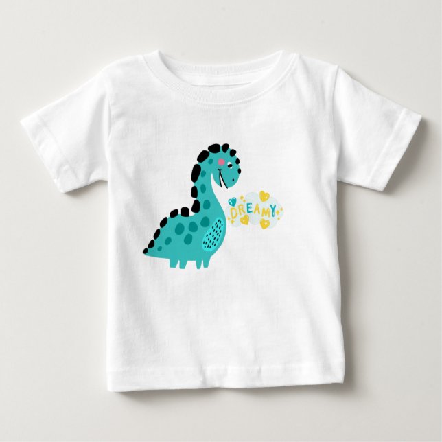Dreamy Dinosaur T Shirt (Framsida)