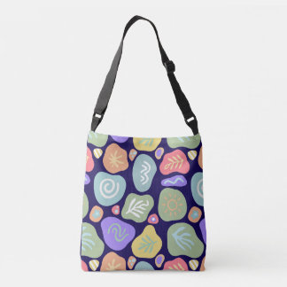 Dreamy Doodles - Vibrant Boho Nature Motif Design Axelväska