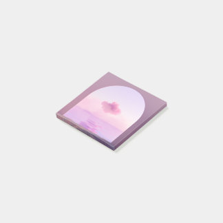 Dreamy doorway skickar anteckningar post-it block